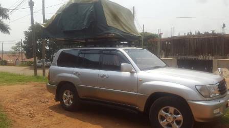 rooftop tent 4x4 car hire Uganda